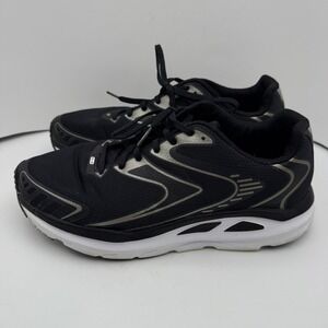 ABEO Mens Size 9 PVW1068 Black Silver Running Shoes Athletic Sneakers